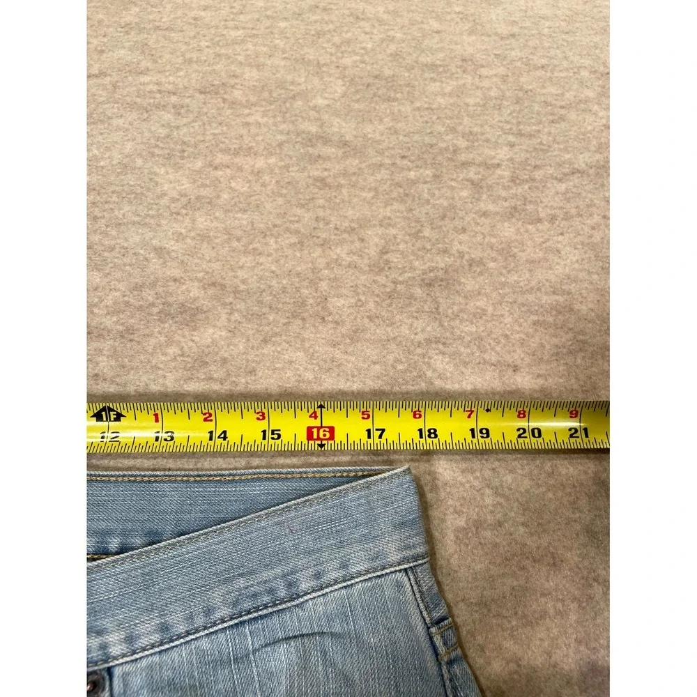 Levis 501 Original Fit Jeans Men 36x36 Blue Denim Cotton Straight Leg Light Wash